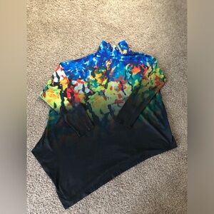 Vibrant Multicolor Long Sleeve Top